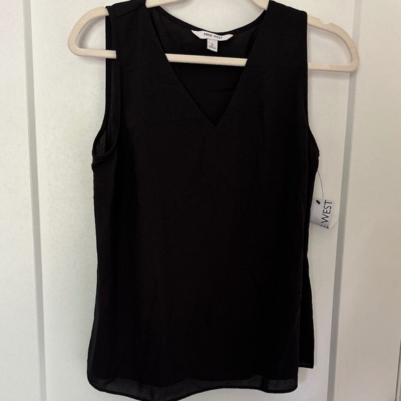 NWT Nine West Black Tank - Picture 2 of 6